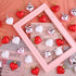 Aneco 36 Pack Valentine's Heart Baubles Heart Shaped Ornaments for Valentine's Day Decoration or Home Decor, 3 Styles