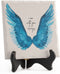 LukieJac Memorial Gifts In Loving Memory Of Loved One Mother Father Gifts Sympathy Gifts For Loss Of Mom Bereavement/grief/condolence/remembrance Gifts Angel Wing Funeral Home Decor Wodden Sign Plaque