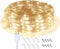 LED Rope Lights, 16.4ft Waterproof Connectable Strip Lighting, 3000K Bright Soft White, Indoor Outdoor Mood Lighting for Home Christmas Holiday Garden Patio Party Decoration