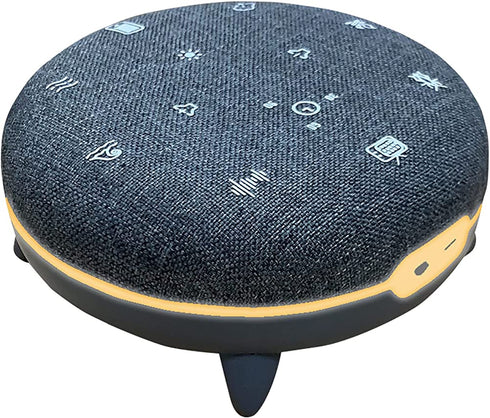 TIMIX White Noise Machine with Bluetooth Speaker 5.0 | Rechargeable Sound Machine for Sleeping Adults Baby | Night Light | Auto-Off Timer | Natural Sound for Home Outdoors Travel
