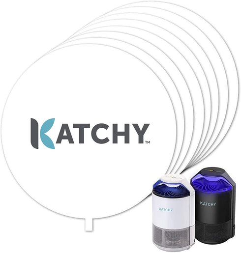 KATCHY Insect Trap 8-Pack of Refillable Glue Boards