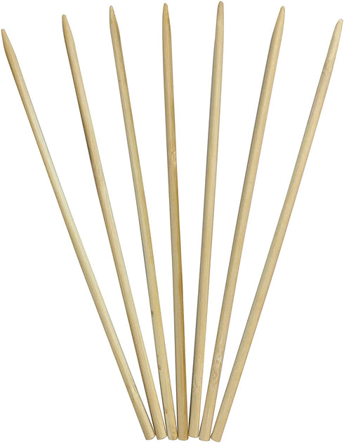 KingSeal Renewable Bamboo Wood Corn Dog Skewers, Sticks, 8.75 Inches x 5 mm Diameter, Blunt Point for Safety, Retail Pack - 5 Bags of 50 Skewers (250 Count)