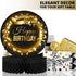 Birthday Table Centerpiece Decoration - 5-Pack Double Sided Cardstock & Tissue Paper Honeycomb Happy Birthday Decorations - 12 Birthday Party Decorations Centerpieces for Table Decorations