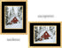 Golden State Art, 11x14 Distressed Gold Wood Frame with Black over Gold Double Mat - Displays 8x10 Photos - Real Glass, Sawtooth Hangers, Back Turn Buttons - Wall Mounting, Landscape, Portrait