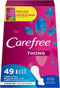 Carefree Thong Regular Liner (Pack of 1) Unscented 49 Count