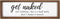VILIGHT Get Naked Sign - Farmhouse Bathroom Signs - Funny Guest Half Bath Decor - 16x5 Inches