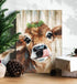 Country Farmhouse Bathroom Cute Cow Decor canvas print picture wall art retro style nice present Placed in Home Bedroom Office Study fireplace kitchen Bedroom Dining Room 12X16€œ €¦