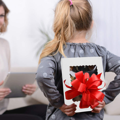 Cupcake Boxes Bakery Cake Carrier,15 Pieces White Cupcake Boxes 12 Holders Standard Cupcakes Muffins and Pastries Containers Carrie Holders for Wedding Treats Party (13.8 x 9.5 x 4inch)