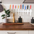 Knife Strip,Magnetic Knife Strip 24 Inch,Stainless Steel Powerful Magnetic Knife Holder for Wall for Kitchen Knife Magnetic Tool Holder,magnetic ‹knife rack