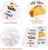 Funny Kitchen Towels, Absorbent Dish Towels with Sayings Set of 4, Waffle Kitchen Hand Towels Kit, Decorative Tea Towels, Fun Hostess Kitchen Decor, Novelty Gift for Housewarming Wedding Birthday
