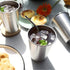 Food-grade Stainless Steel Metal Cups Premium Pint Cups With Straws Hot And Cold Drinking Cups For Home , Office and Outdoors Stackable Durable Drinking Cup 16 oz.(6 pack)