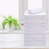 Talvania White Washcloths 24 Pack - Cotton Ribbed Wash Cloth - Super Absorbent Terry Towels - Ideal for Face Body Scrub Gym Spa Home Kitchen Cleaning Cloth - 12 X 12 Wash Cloths