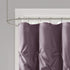 Laurel Purple Shower Curtain , Pieced Transitional Shower Curtains for Bathroom , 72 X 72" , Violet