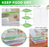 Refrigerator Organizer Bins Produce Saver - 2.5L x 3 SILIVO Fridge Storage Containers with Removable Drain Tray for Produce, Fruits, Vegetables, Meat and Fish