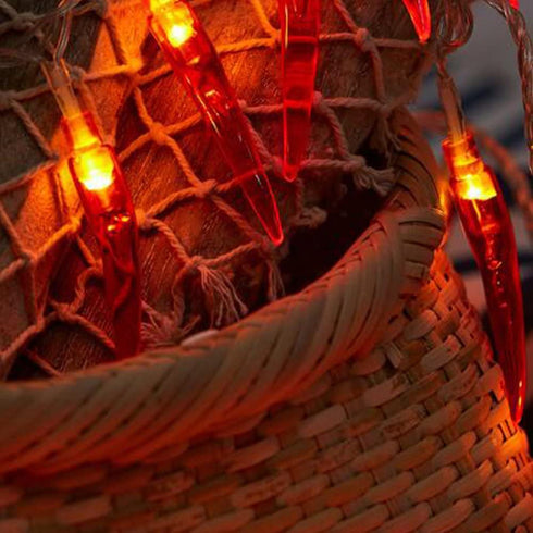 Dreamworth Red Chili String Lights,33ft 80 LED Chili String Lights Battery Operated Fairy Lights for Wedding, Chinese New Year,Spring Festival,Party Decoration,Christmas