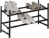 Richards Homewares Stackable Telescoping Shoe Rack, 2-Tier Holds Upto 20-Pair, Matte Black
