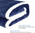 Tirrinia Super Soft Sherpa Throw Blanket Dark Blue Chevron 50" x 60" Reversible Fuzzy Micro Plush All Season Fleece TV Blanket for Bed or Couch