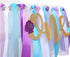 1st Birthday Tutu Decoration for Party - Mermaid Princess 1st Birthday Party - Mermaid Baby Skirt Photo Booth Props and Backdrop Cake Smash - Best Princess Birthday Party Supplies (Purple Blue)