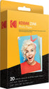 Kodak 2"x3" Premium Zink Photo Paper (20 Sheets) Compatible with Kodak Smile, Kodak Step, PRINTOMATIC