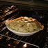 LE TAUCI Ceramic Pie Pan, 9 inch Baking Plates with handles, Deep Pie Dish for Apple Pie, Pecan Pie, 36 Ounce, Set of 2 -White
