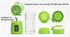 Portable Blender,Personal Size Blender Juicer Cup,Smoothies and Shakes Blender,Handheld Fruit Machine,Ice Blender Mixer Home (green)