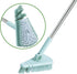 Floor Scrub Brush Shower Scrubber Cleaning Bath Tub and Tile Scrubber Brush Long Handle Detachable Stiff Bristles for Cleaning Shower Bathroom Kitchen Balcony Wall 37.4? Length