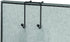 Fellowes FEL75510 Wire Partition Additions Double Coat Hook (75510)