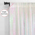 Sequin Curtains 2 Panels Iridescent White 2Ftx7Ft Sequin Backdrop Curtain 84In Lenght Glitter Wedding Backdrop Party Backdrop Curtain Payette Sequin Curtain Photo Backdrop for Christmas Decorations