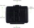 Tinload 4" Loud Crescendo Bell Alarm Clock Silent No Ticking,Snooze,Nightlight,Battery Operated,Easy Set(Black)