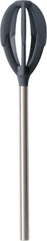Tovolo Better Tool Silicone-Coated Quick-Mix Spatula Whisk Scraping Bowls Clean, Batter Hand Mixer & Cooking Utensil, BPA-Free & Dishwasher-Safe, 1 EA, Charcoal