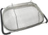Over The Sink Stainless Steel Oval Colander with Expandable Rubber Grip Handles Strainers, Fine Mesh Strainer Basket Kitchen 6 Quart Colander for Strain, Drain, Rinse Fruits, Vegetables