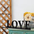 Wooden LOVE Sign Home Decor Table Top Sign Freestanding Decorative Wood Cutout Letter Valentine's Day Love Tableotp Decor Wedding Decor