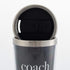 Elanze Designs Coach Definition Black 16 Ounce Stainless Steel Travel Mug with Lid