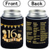 Yangmics 16th Birthday Can Cooler Sleeves Pack of 12-2006 Sign - 16th Birthday Party Supplies - 16th Anniversary Decorations - Black and Gold Sixteenth Birthday Cup Coolers