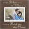 Malden International Designs Sun Washed Words Where You Go Distressed Walnut Picture Frame, 4x6, Walnut
