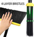 Broom and Dustpan Set,Indoor Broom with Dust pan Combo Set for Home,Angle Kitchen Broom for Floor Sweeping