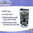 Silver Buffalo Kingdom Hearts Hero Portraits Ceramic Travel Mug with Lid,10-Ounces
