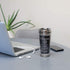Success in God John 15:5 Black 16 Oz. Stainless Steel Insulated Travel Mug with Lid