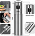 CCKO Oil Sprayer for Cooking Air Fryer Stainless Steel Olive Oil Sprayer Mister 100ML Portable Olive Oil Spray Bottle for BBQ,Salad, Kitchen Baking,Frying,Roasting,Grilling
