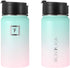 Iron Flask Sports Water Bottle - 14 Oz, 3 Lids (Straw Lid), Leak Proof, Vacuum Insulated Stainless Steel, Double Walled, Thermo Mug, Metal Canteen