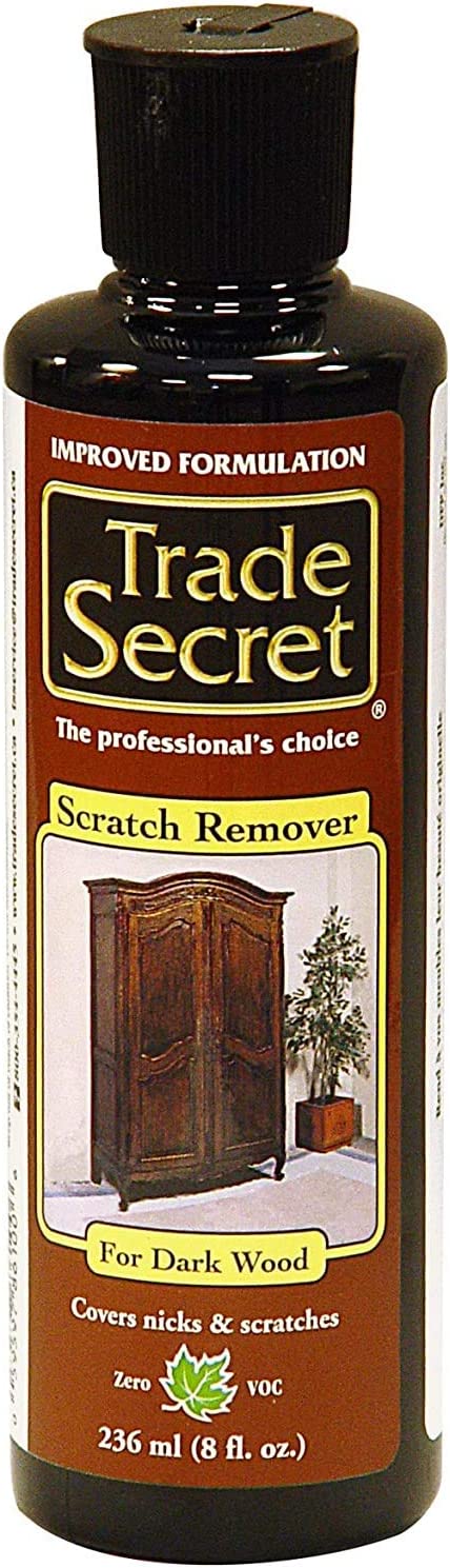 Scratch Remover for Dark Wood Furniture and Floor Cover Nicks and Scratches, Camouflage Minor Defects (8oz / 236 Ml)