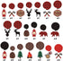 Levfla 30CT Lumberjack Party Hanging Swirls Decoration Buffalo Plaid Kids Birthday Photo Props Camping Ideas Bears Cutouts S'More Fun Door Whirls Signs Baby Shower Favor Supplies