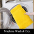 SHACOS Super Soft Bathroom Rug Bath Mat Microfiber Absorbent Non Slip Bath Rug for Bathroom Indoor Doormat Machine Washable (20"x32", Yellow)