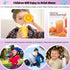 12 oz Insulated Kids Water Bottle with Straw/Chug/2 One-Click-Open Lids 10 Stickers Fruit Strainer Stainless Steel Water Bottles Double Wall Vacuum Wide Mouth BPA Free Sweat & Leak-Proof for School