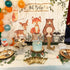 Woodland Baby Shower Woodland backdrop Fox Balloons Balloons Arch Welcome Baby Cake Topper,Woodland Creatures Banner Fawn Animal Friends Felt Garland Baby Shower Party Supplies Decorations Woodland Gender Reveal