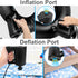 WEEFEESTAR Electric Air Pump, Air Pump for Inflatables Balloon Pump 2 in 1 Quick Inflator Deflator with 5 Nozzles for Pool Floats Air Mattress Air Bed Floaties Balloons Party Decoration (350W)