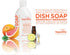 Sapadilla Grapefruit + Bergamot Dish Soap, Hand Soap & Countertop Cleanser, Variety Pack