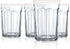 Luminarc Working 21-Ounce Storage Jar/Cooler with Lids, Set of 4 Tumbler Glasses, Clear