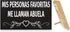 JennyGems Gifts for Abuela, Abuela Gifts from Granddaughter Grandson, Mis Personas Favoritas Me Llaman Abuela Wooden Sign, Regalo Para Abuela, Abuela Gifts for Christmas, Grandma Birthday Gifts