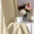 HOMEIDEAS Blackout Curtains for Bedroom 52 X 96 Inch Long 2 Panels Set Beige Room Darkening Curtains/Drapes, Soundproof Thermal Grommet Window Curtains for Living Room
